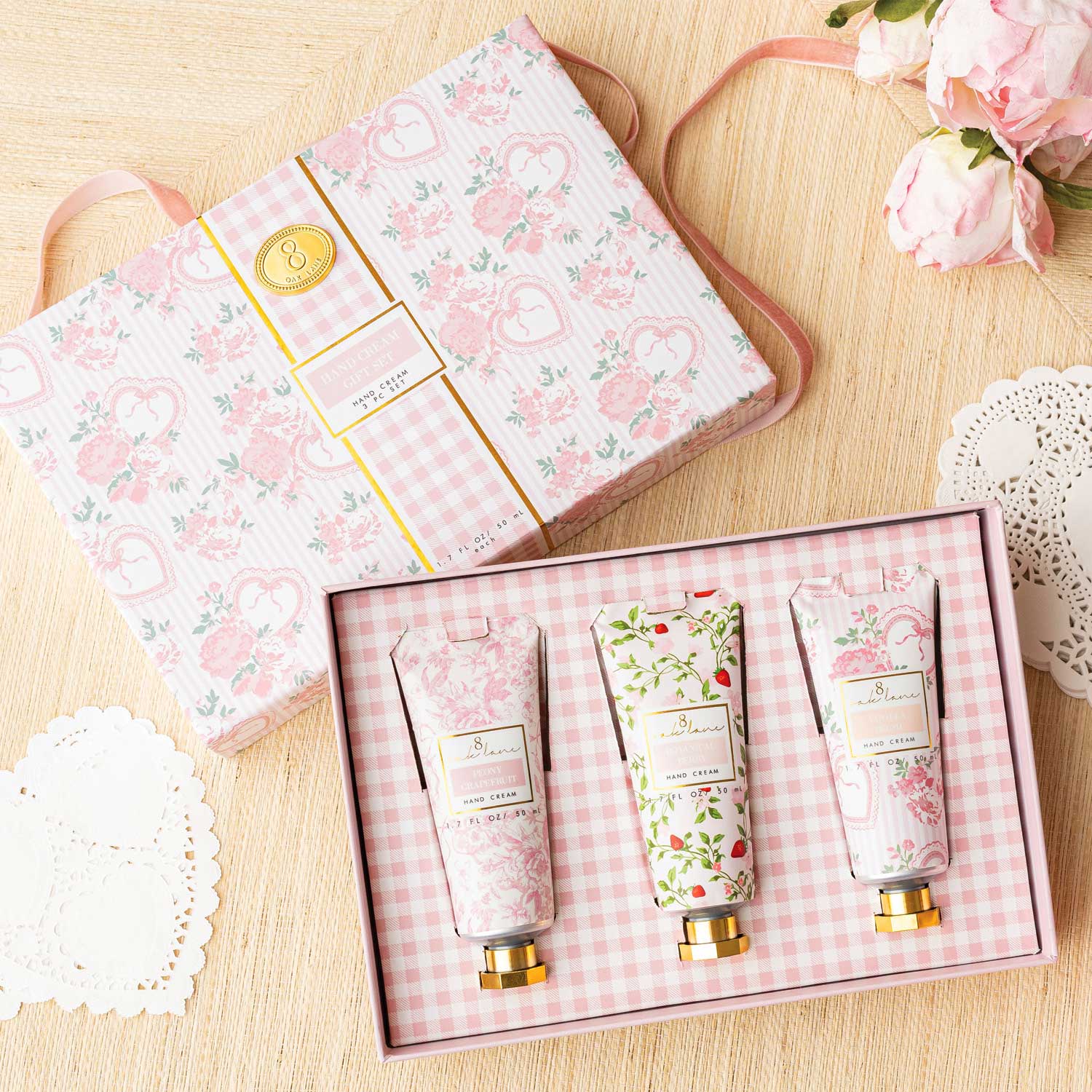 Coffret de 3 Crèmes Mains Sweetheart Blooms