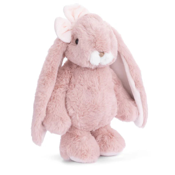 Medium Antique Pink bunny with a bow