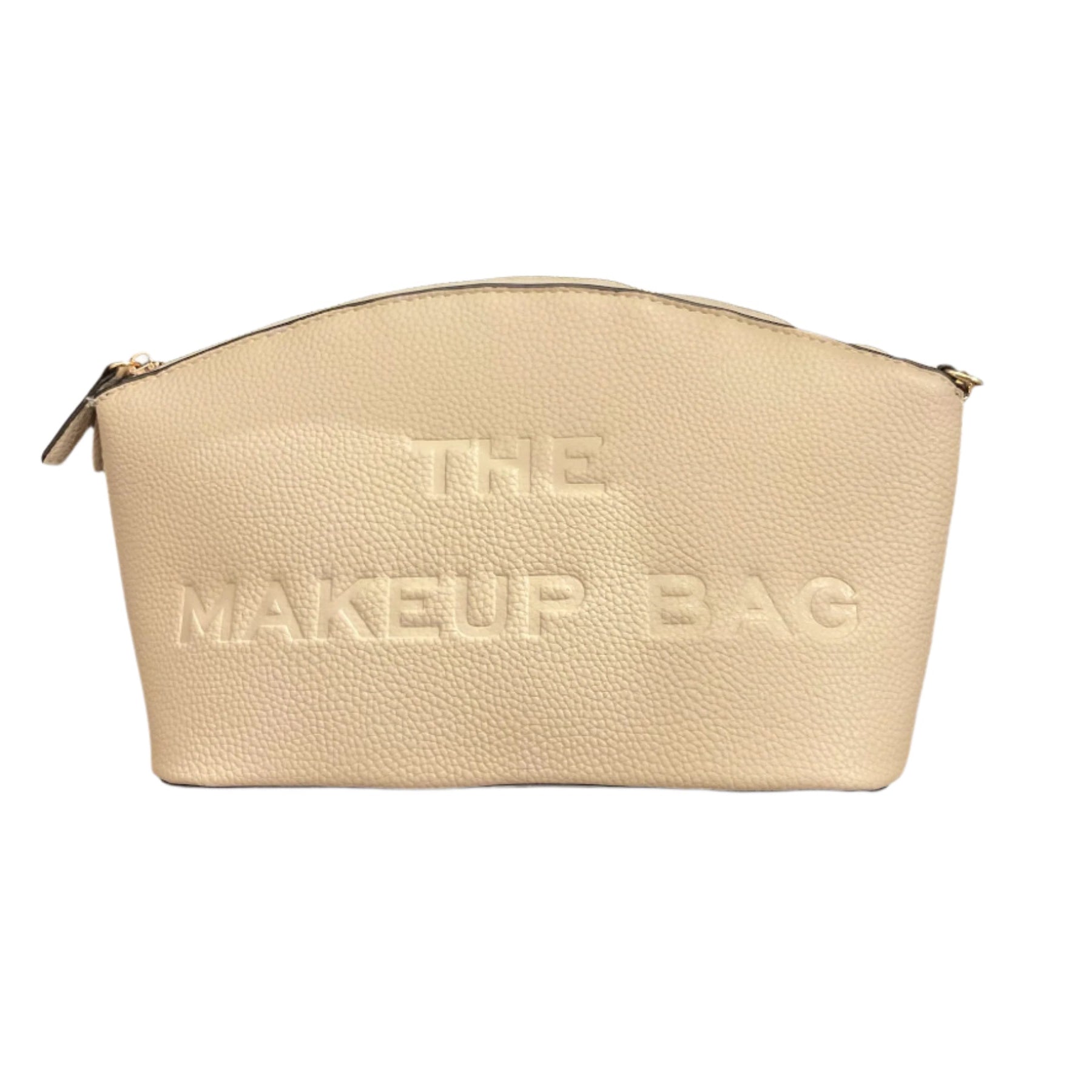 Beige Makeup Bag