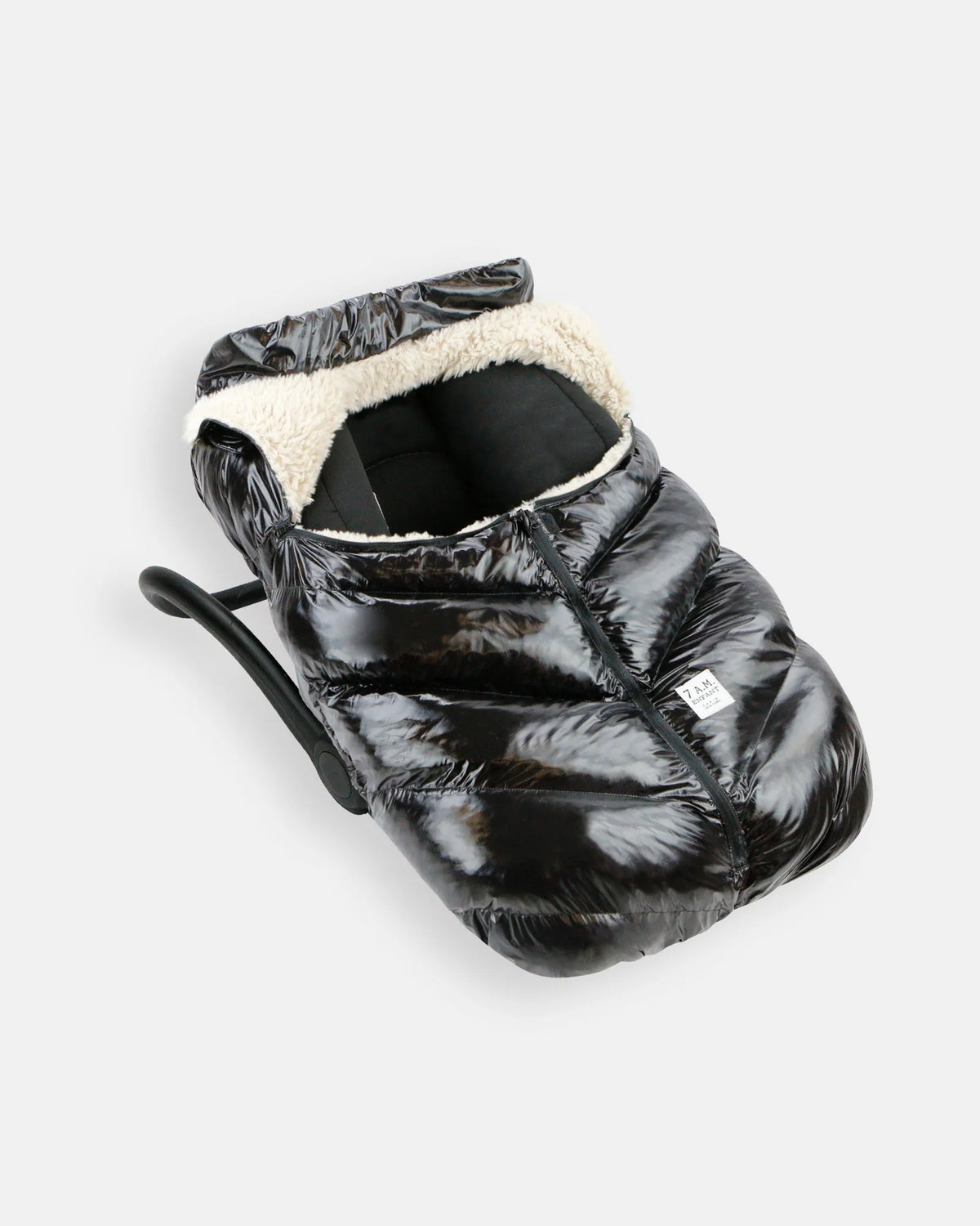 Cocon pour siège d’auto 7AM – Black Polar/Plush