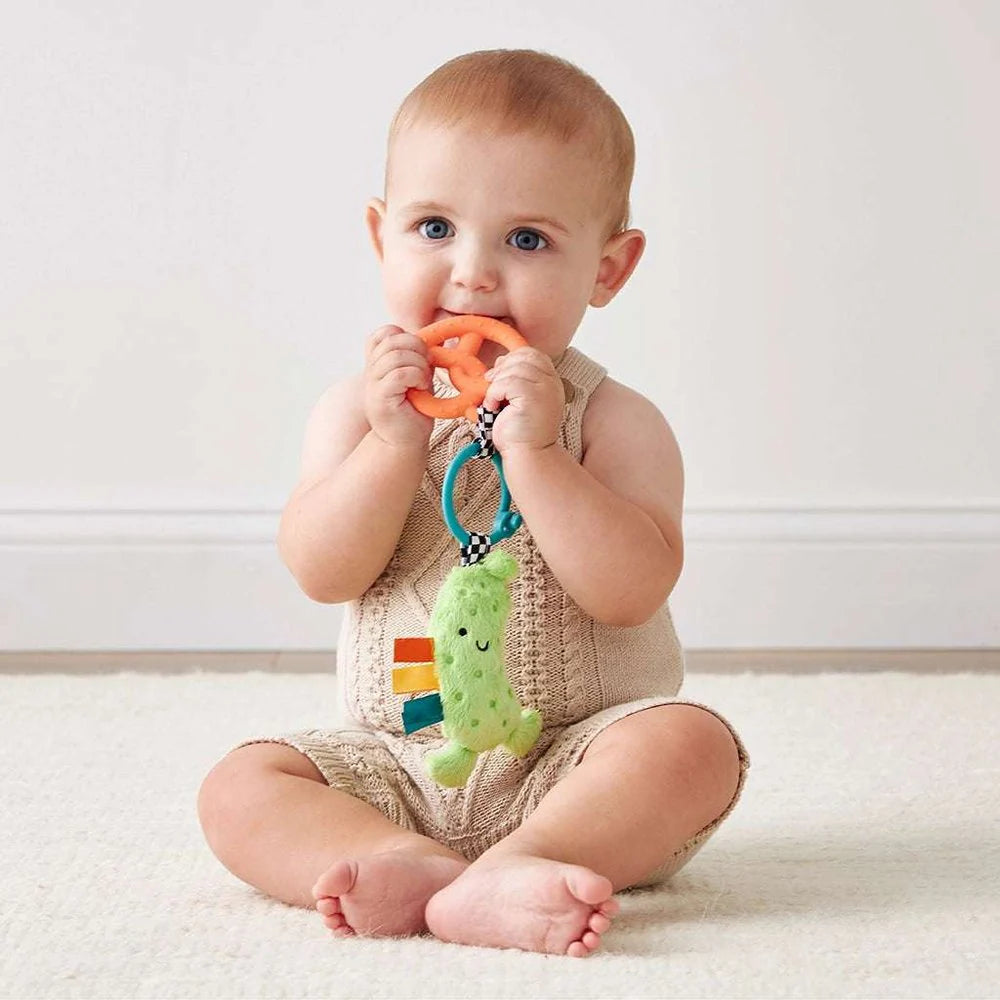 Plush + Teether: pickle