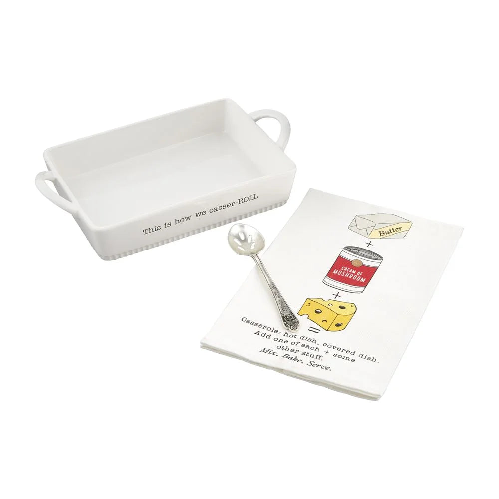 Mudpie Casserole Baking Dish and Towel Set
