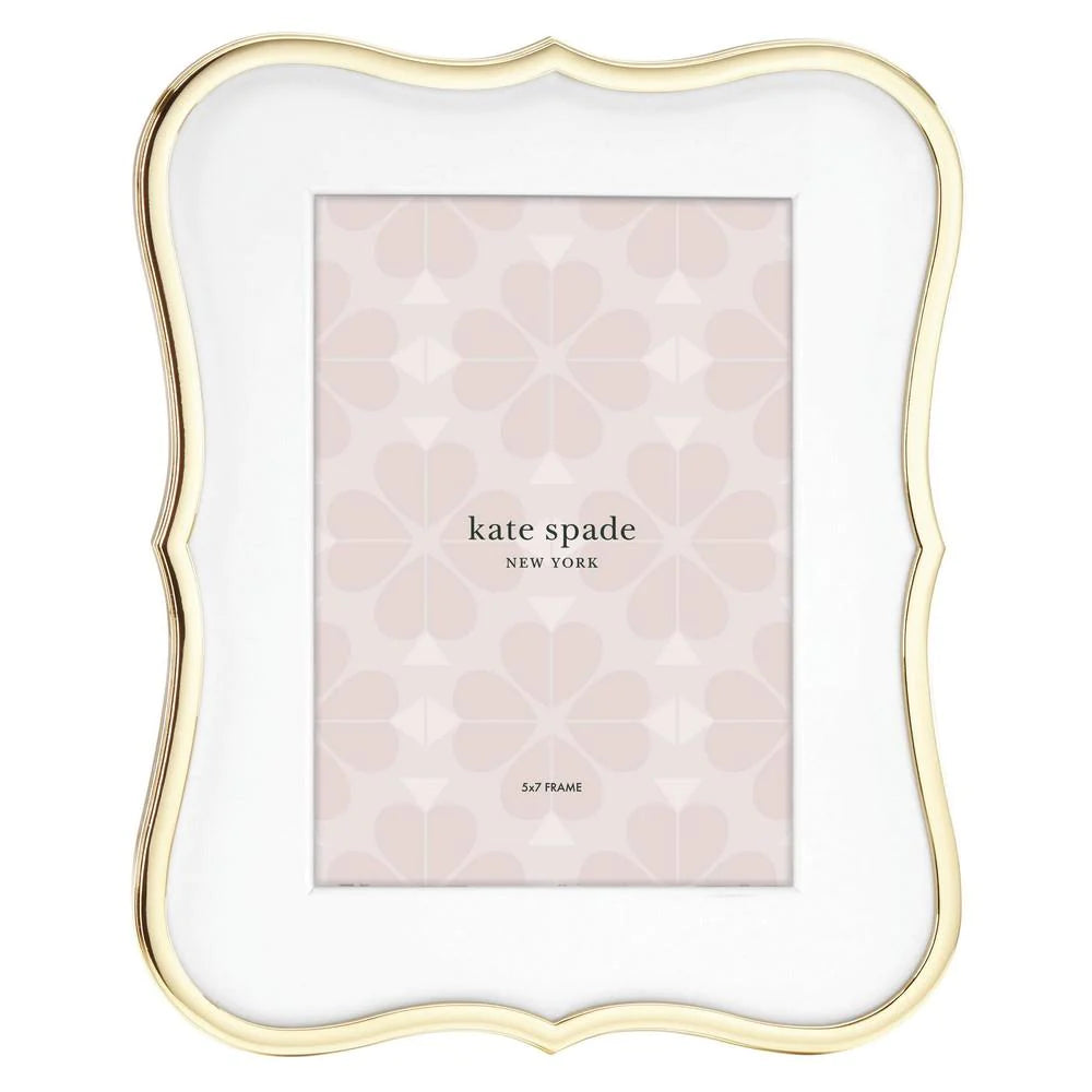Cadre Kate Spade Crown Point 5"x 7" - Doré