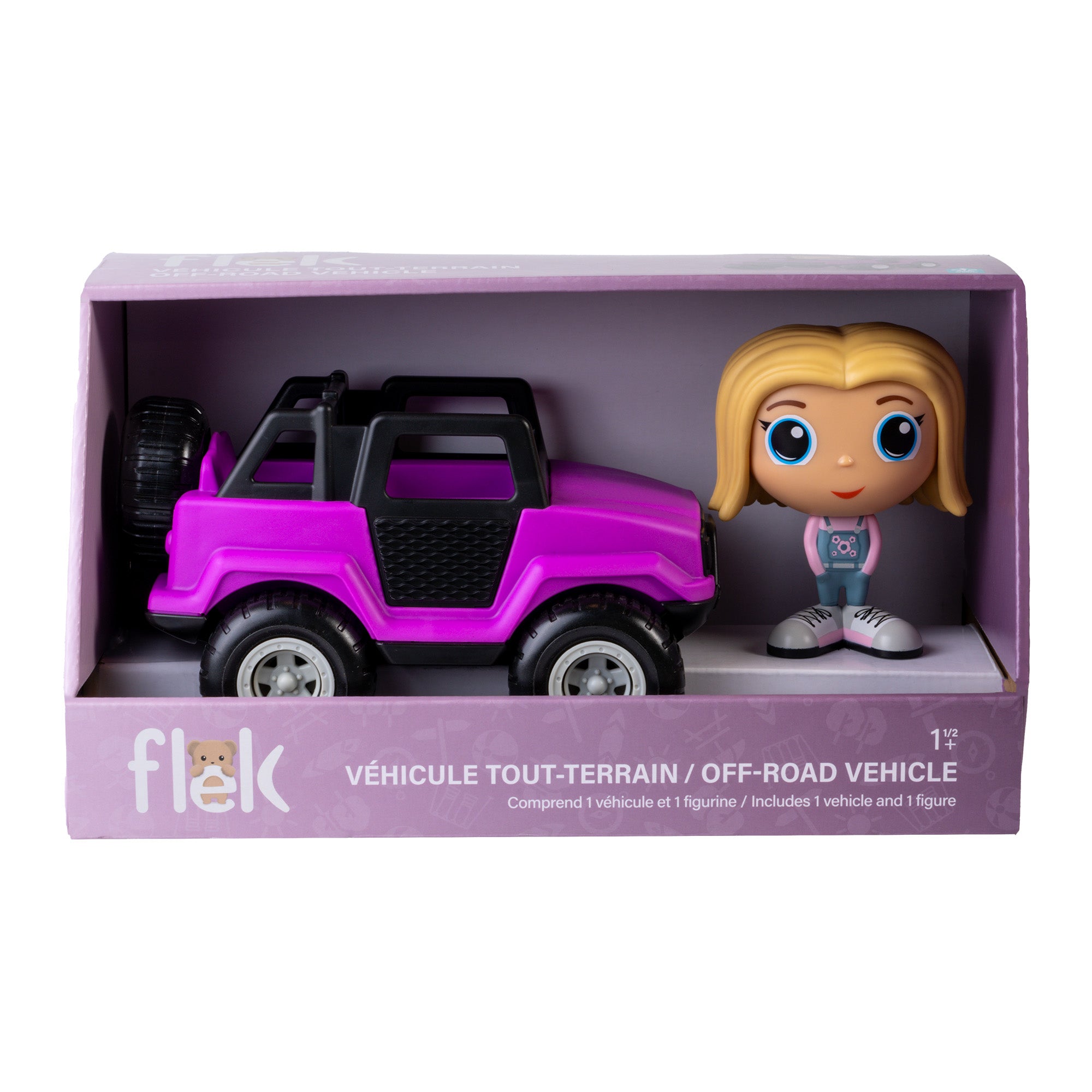 Off-Road Vehicle Purple with Figure - azra