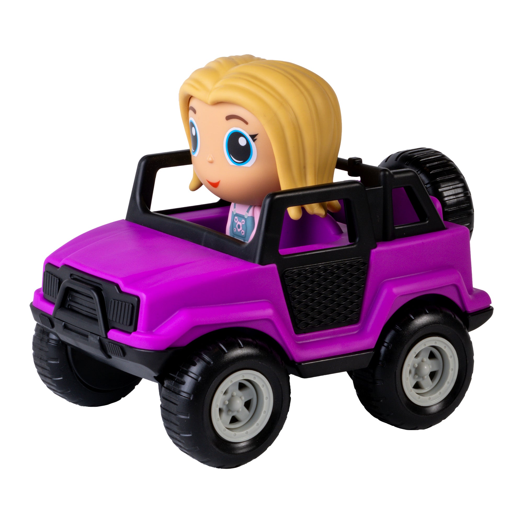 Off-Road Vehicle Purple with Figure - azra