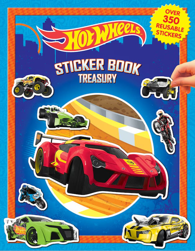 HOT WHEELS STICKER BOOK TREASURY