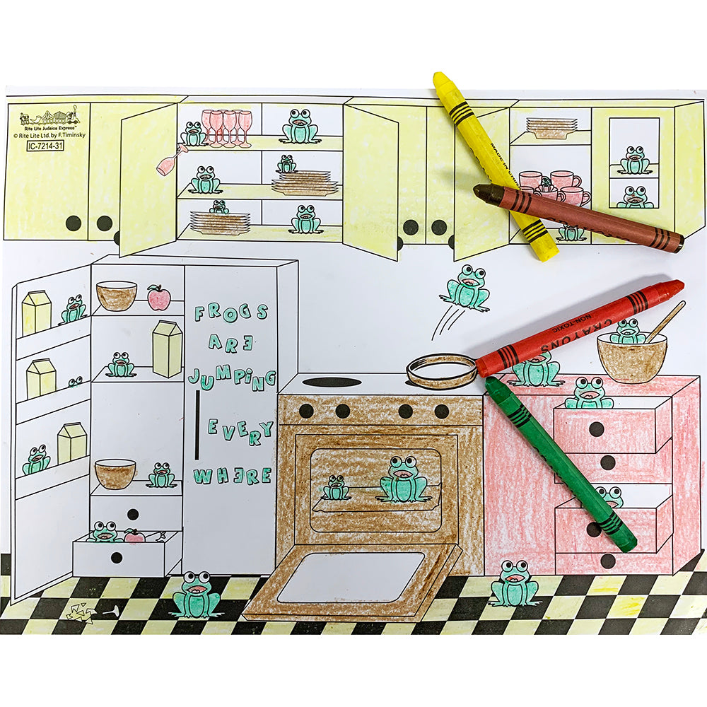 Passover Colouring Placemat Kit