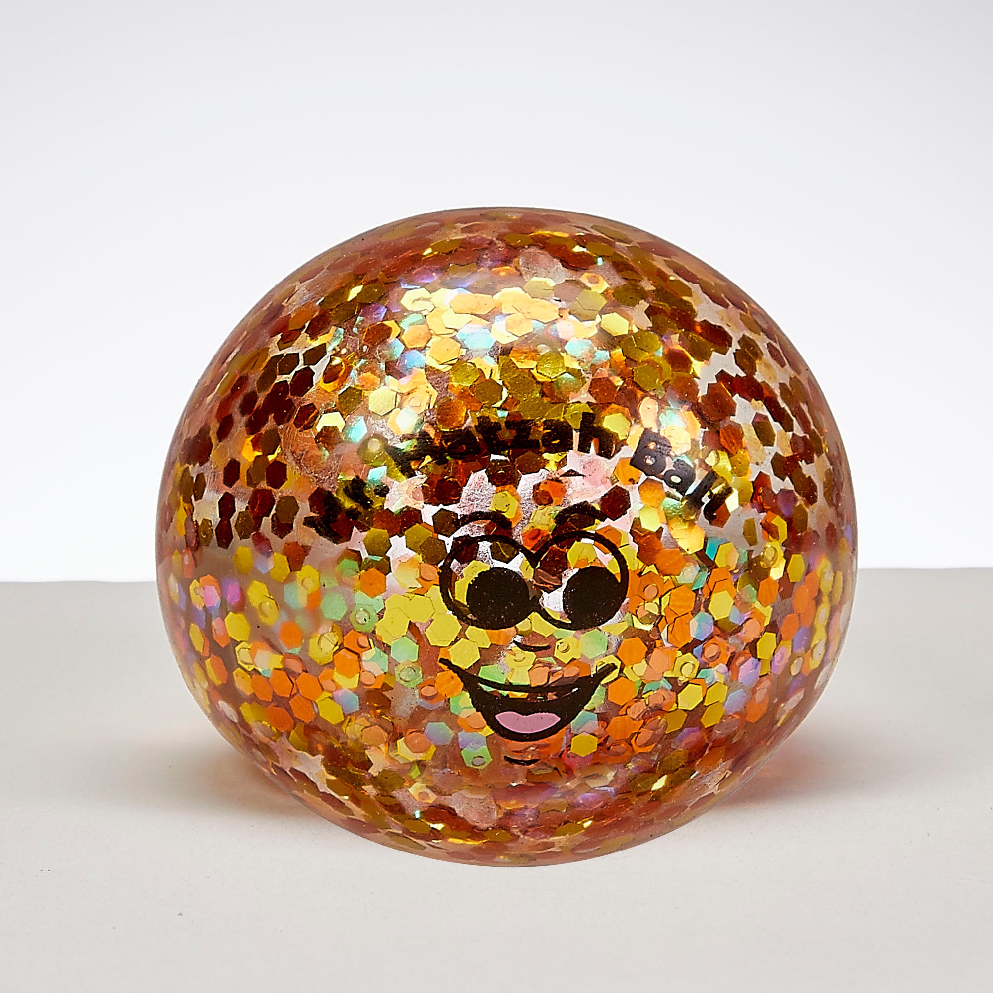 Squish Matzah Ball Filled With Metallic Glitter