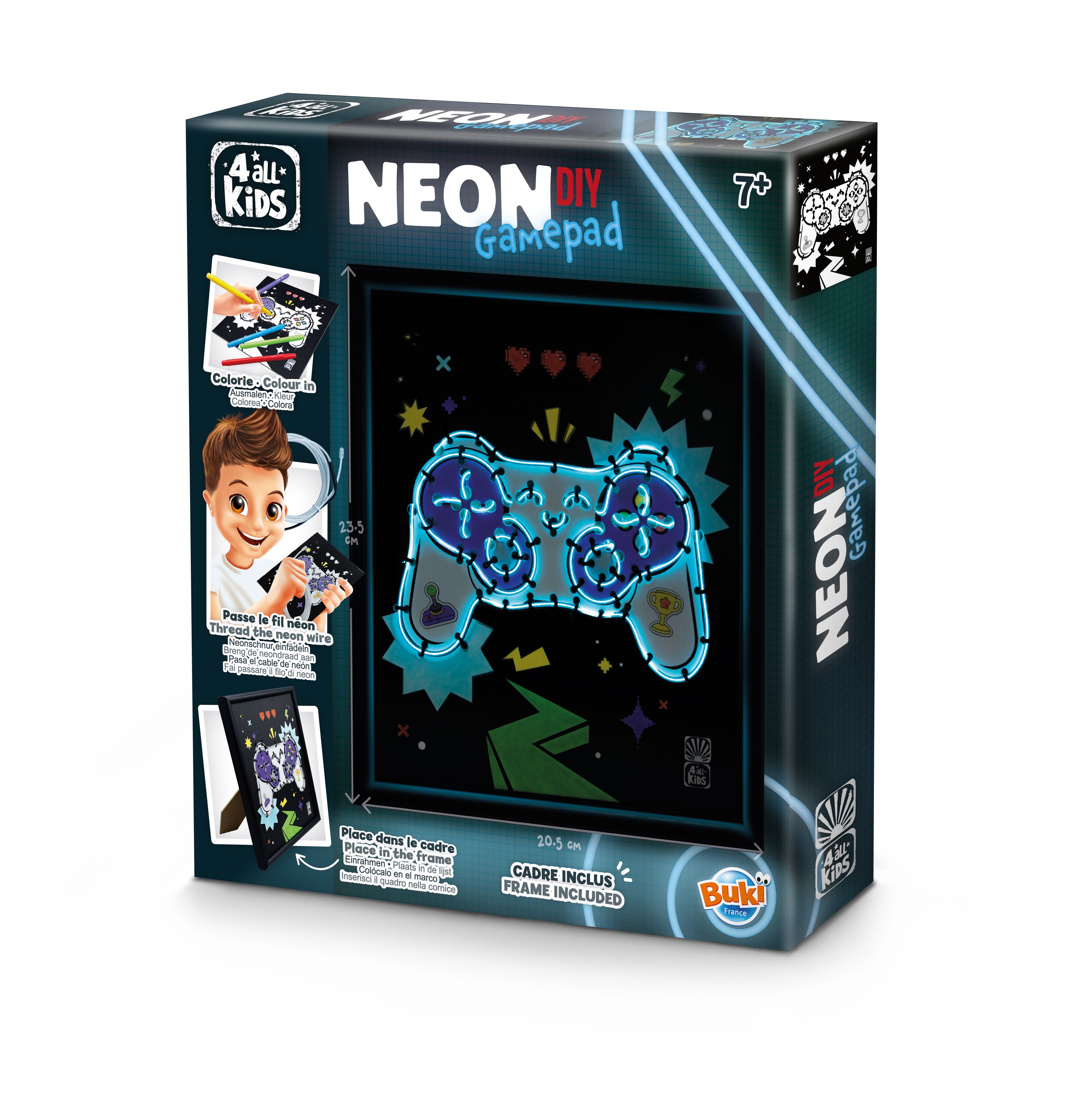 DIY neon gamepad