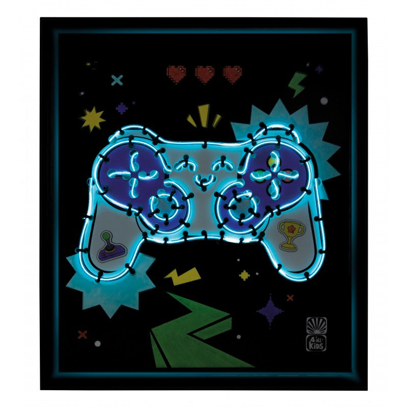 DIY neon gamepad
