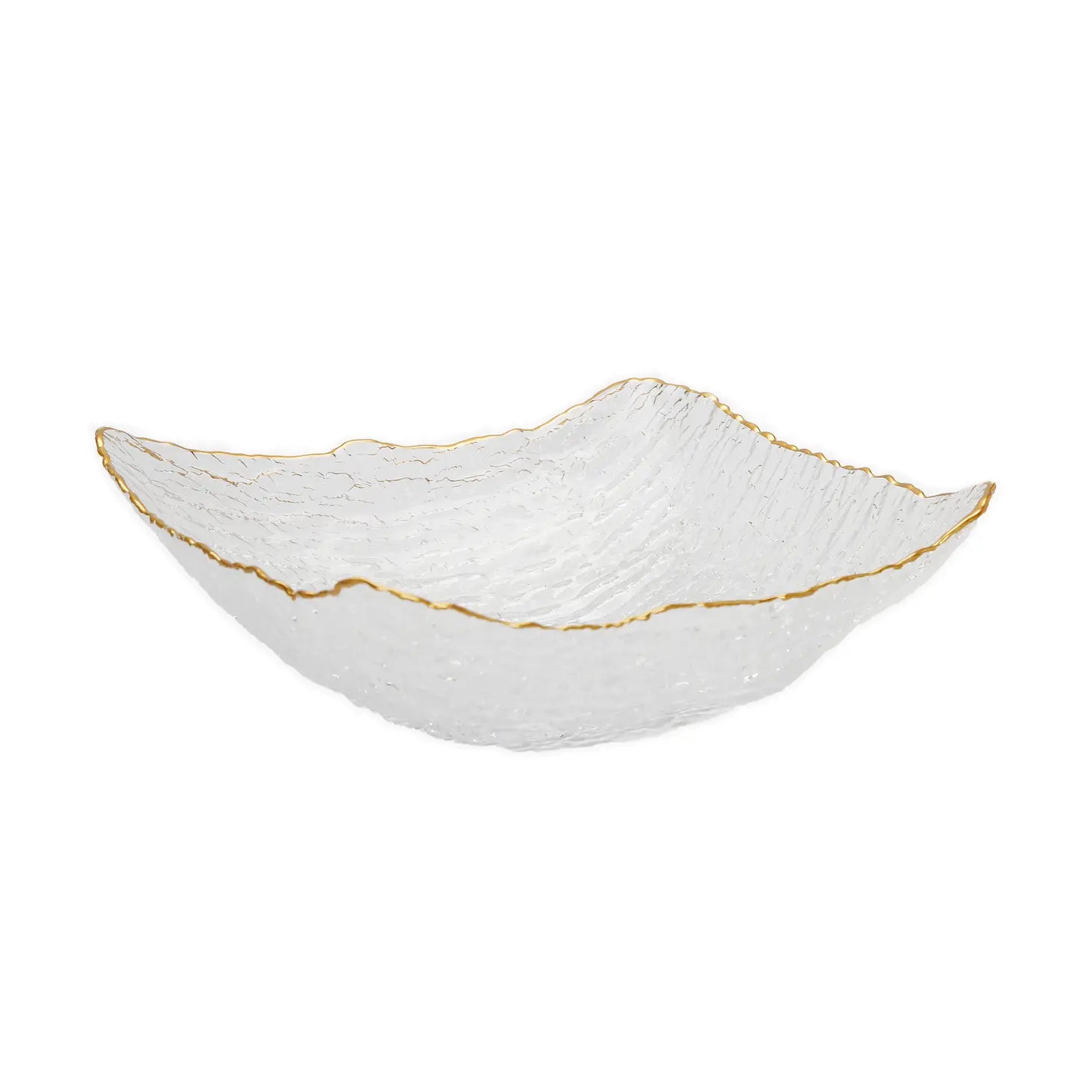 Grand saladier carré en verre