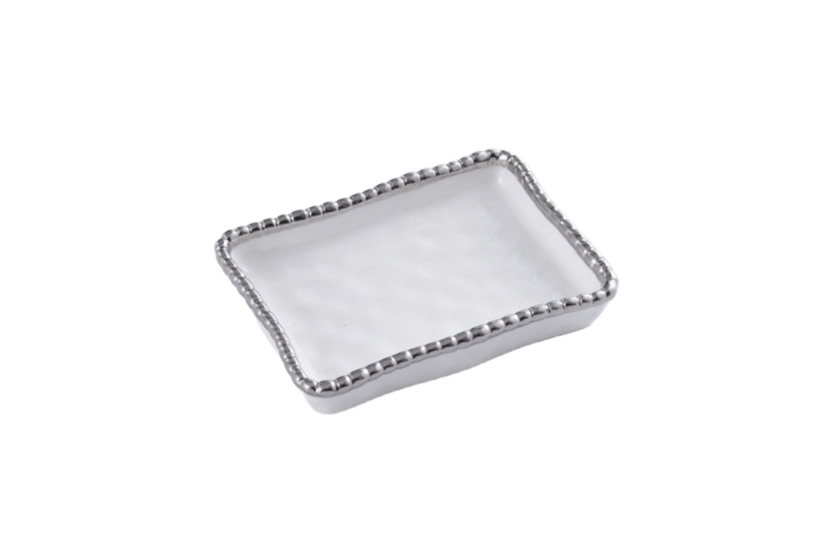 Pampa Bay Soap Dish With Silver Beads