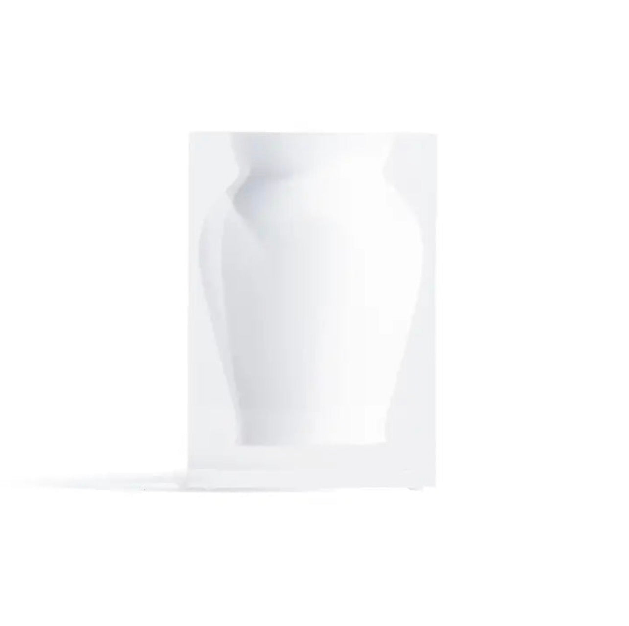Resin Bud Vase – Wide Mouth: White