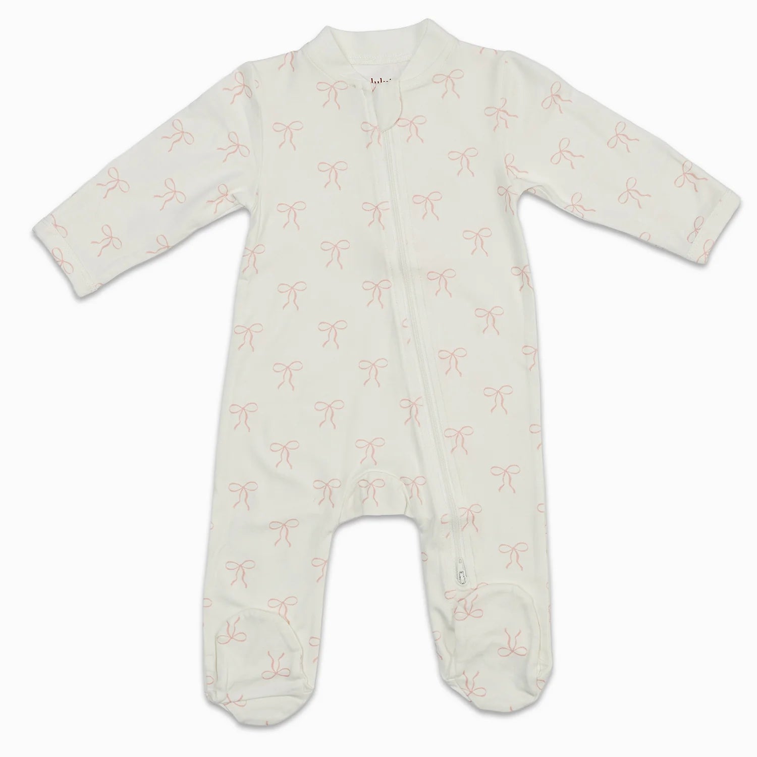 Footed sleeper - bows
