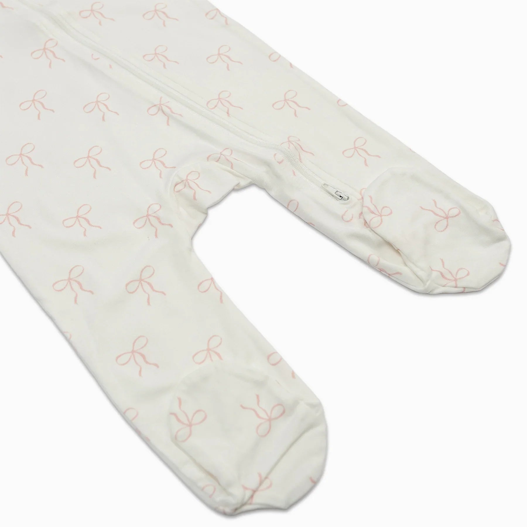 Footed sleeper - bows