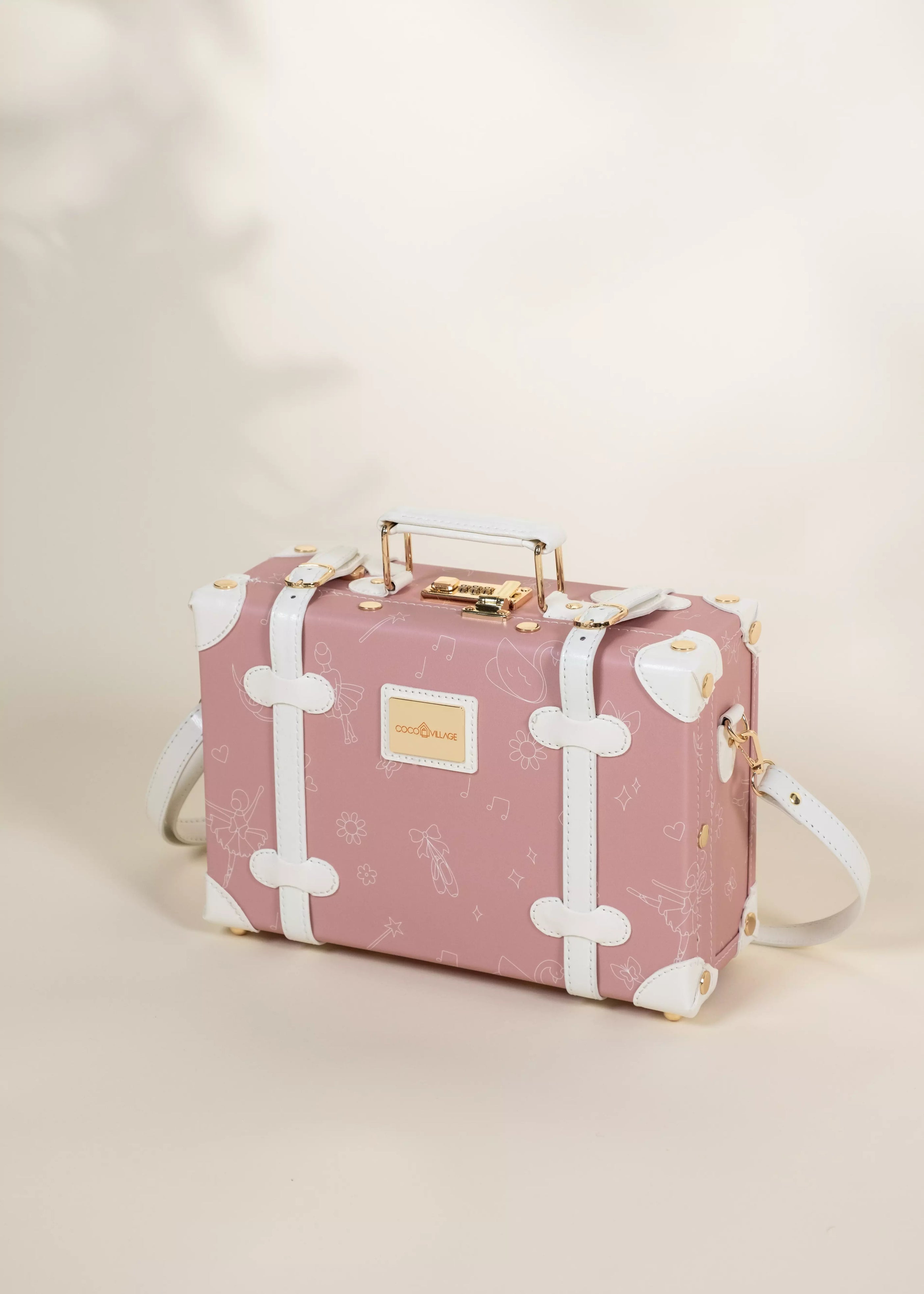 Vegan Leather Play Suitcase - Ballerina
