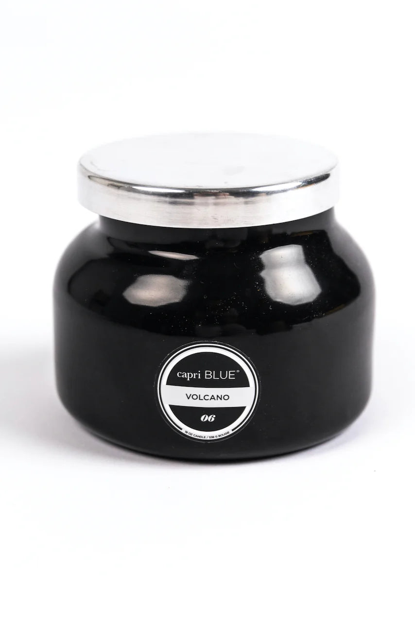 Capri Blue - Volcano Black Signature Jar, 19 oz
