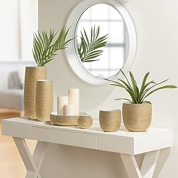 Bol décoratif texturé filé doré