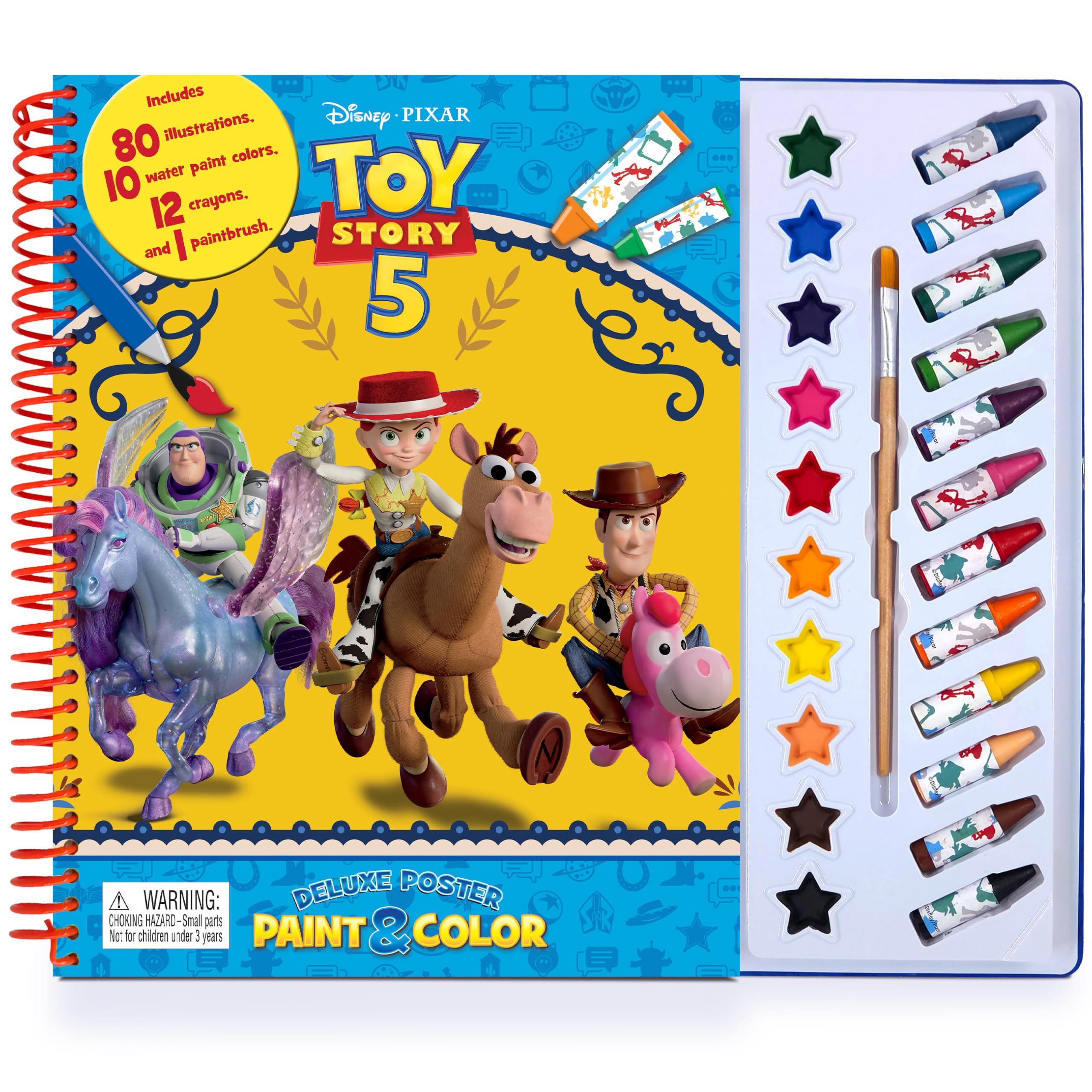 Disney - Toy Story sticker 5 deluxe poster paint & color