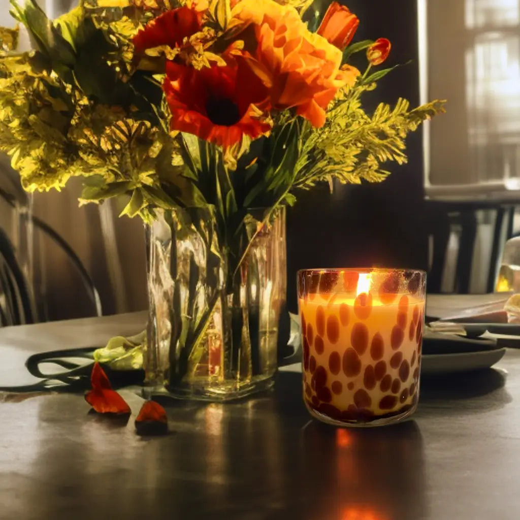 Bougie de soja - Cheetah Brown, nily Vanilly