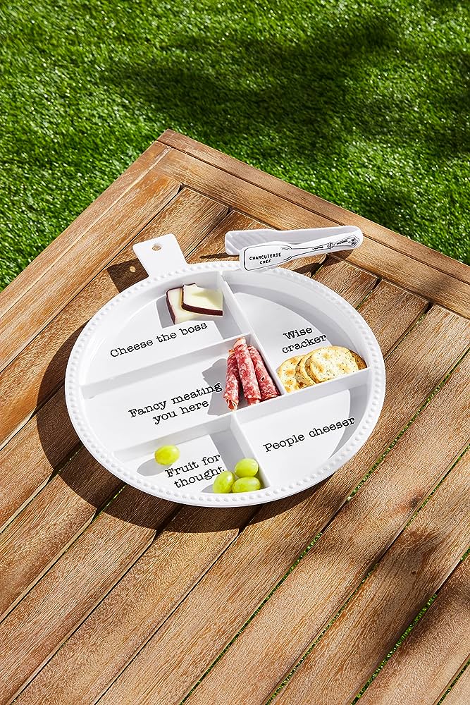 Mudpie Melamine Charcuterie Platter