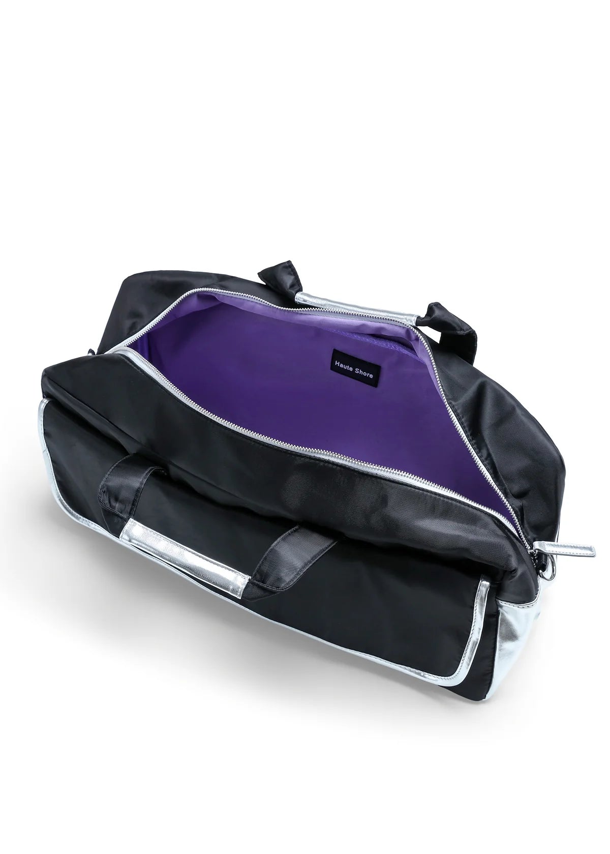 Mahjong bag - black/silver