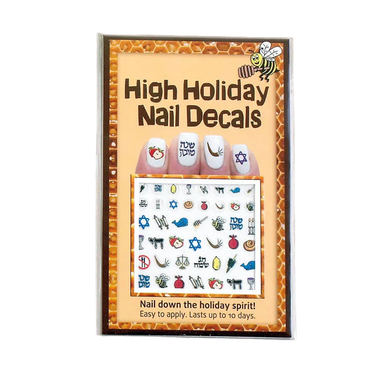 High holiday nail decal stickers