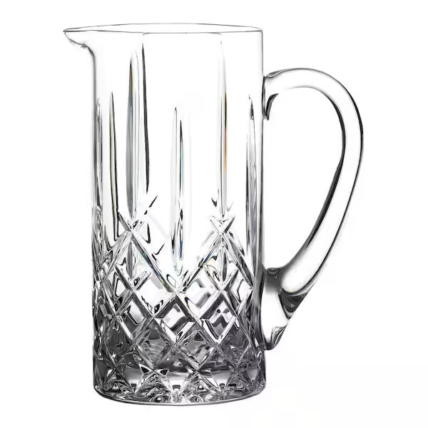 Pichet en Lucite avec anse ondulée dorée