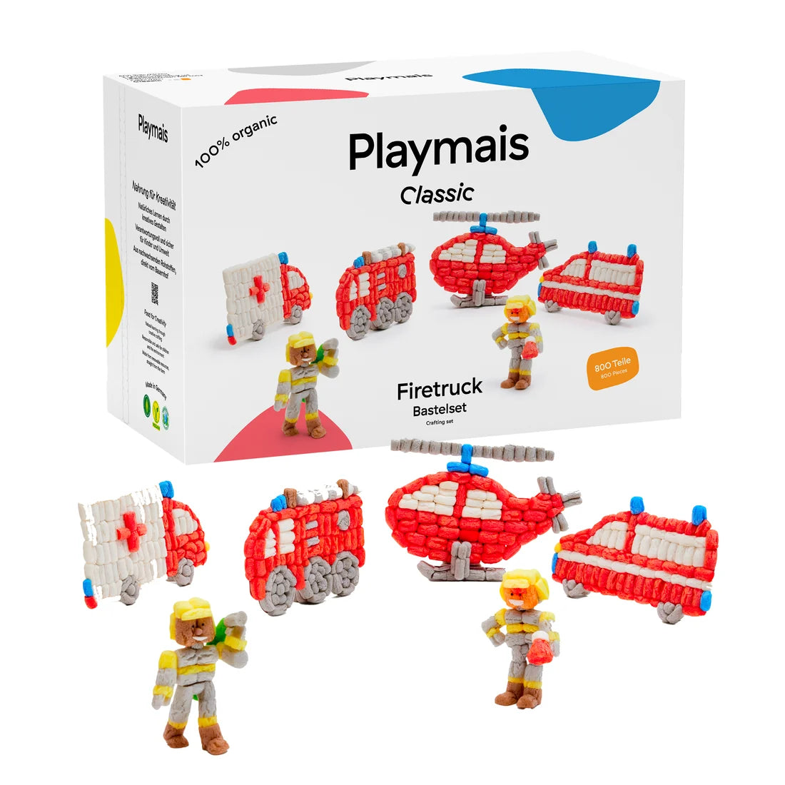 Playmais firetruck 3d crafting set