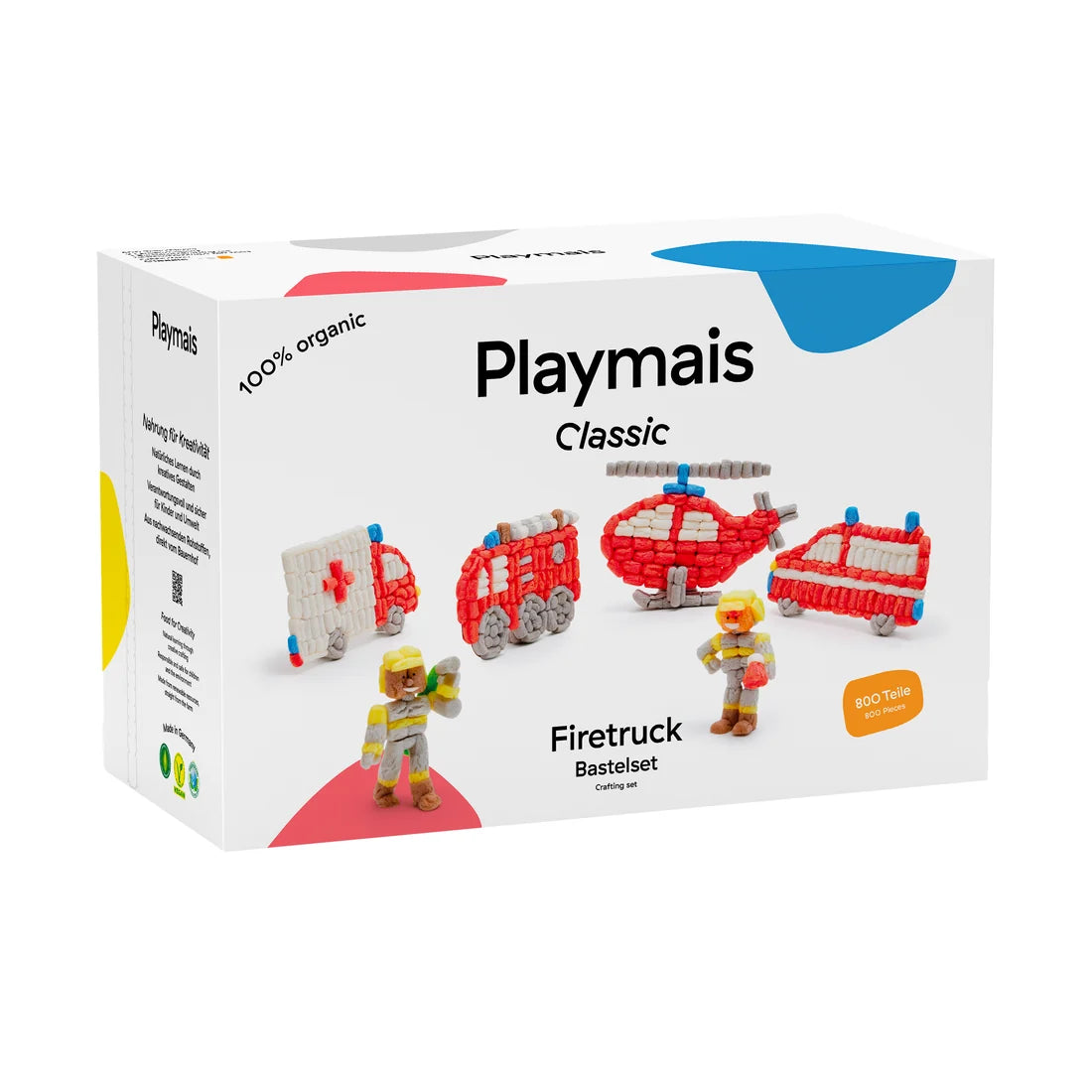 Playmais firetruck 3d crafting set