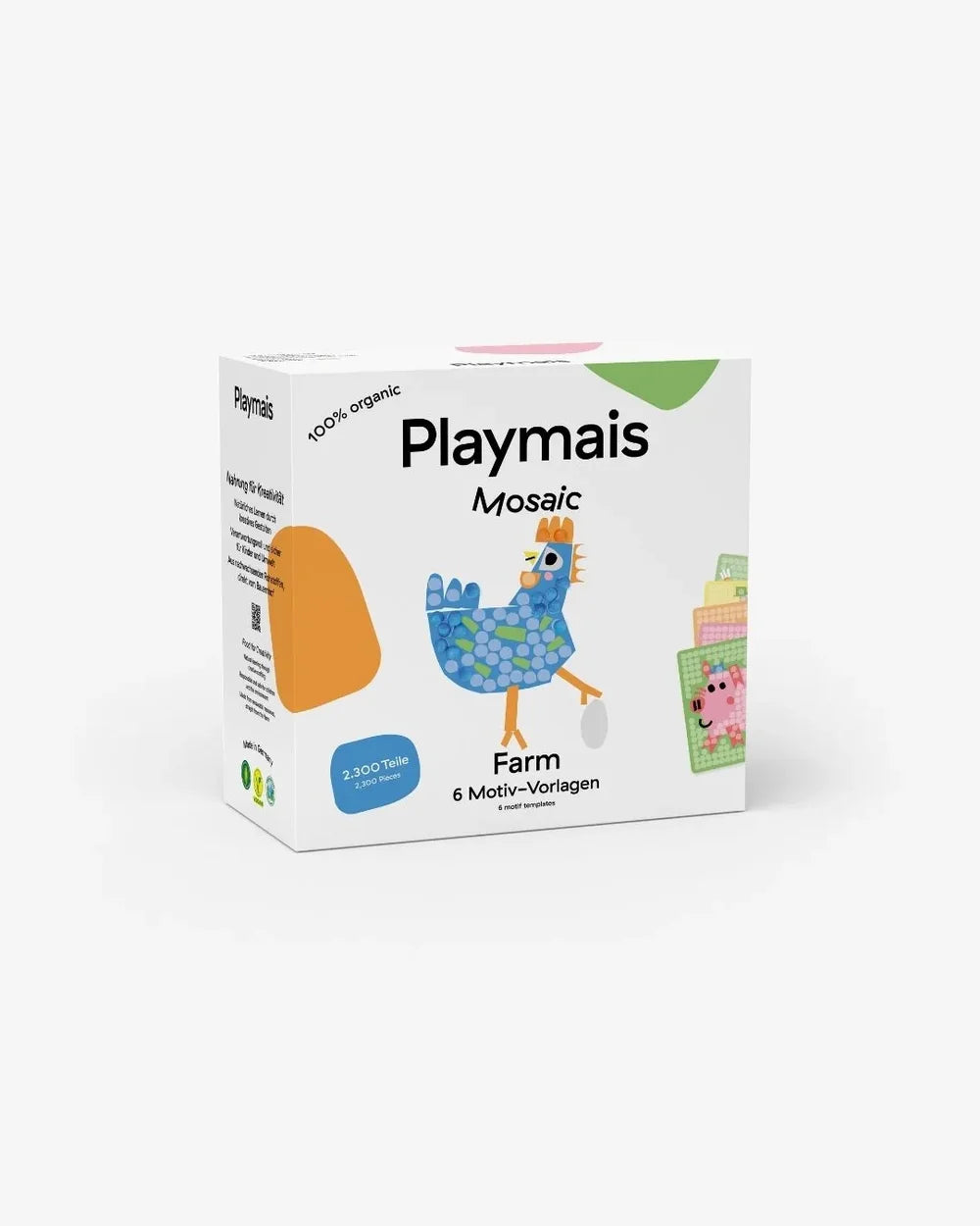 Playmais mosaic farm crafting set
