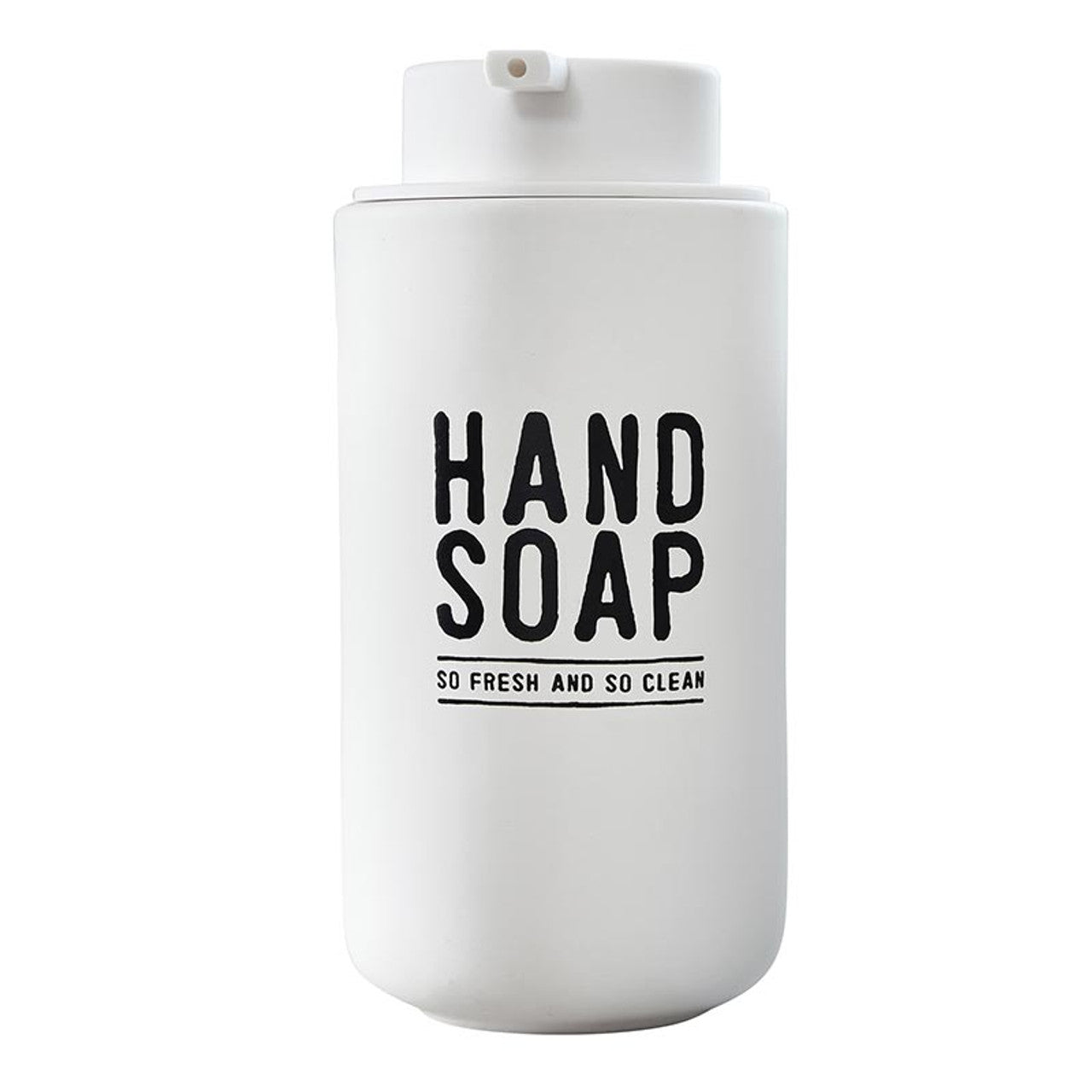Hand soap dispenser - so fresh and so clean