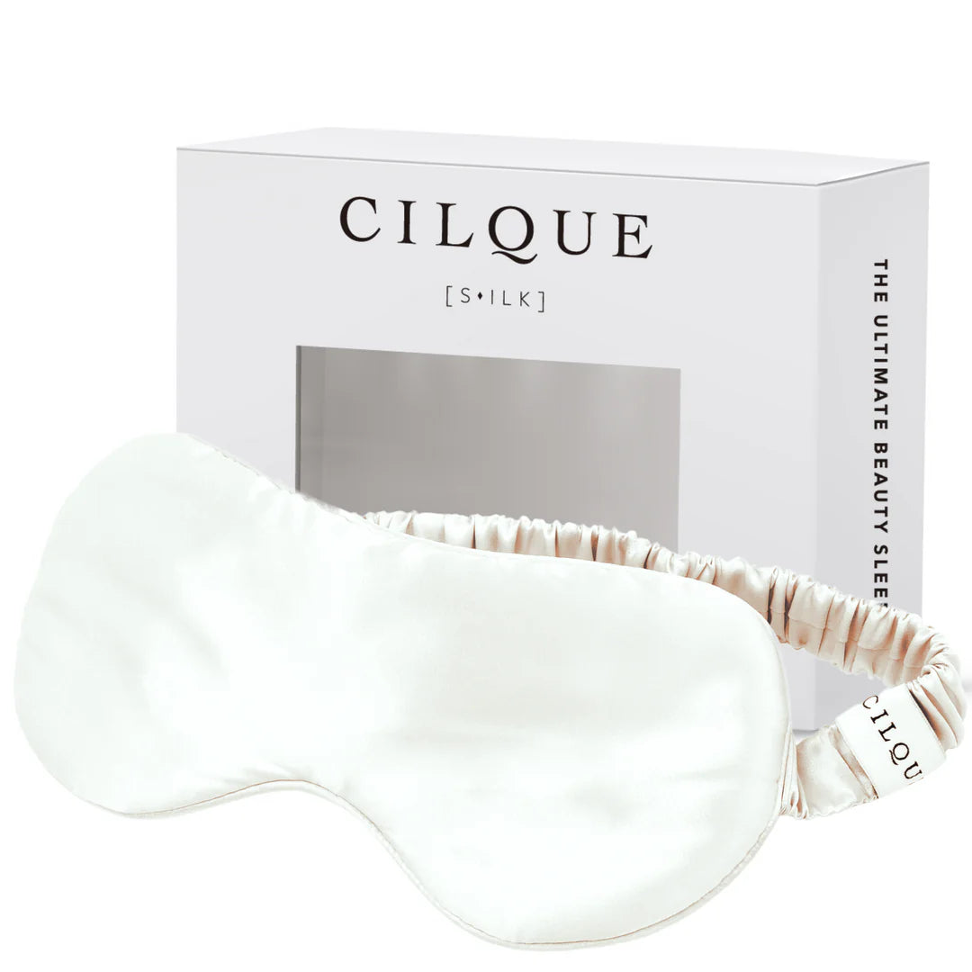 Masque pour les yeux en soie - Noir