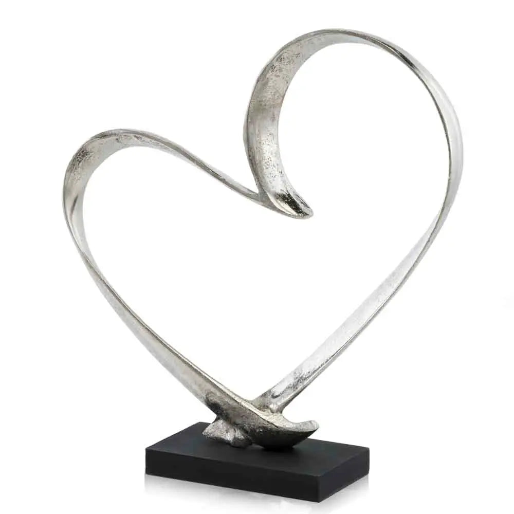 Sculpture de cœur Corazon sur socle