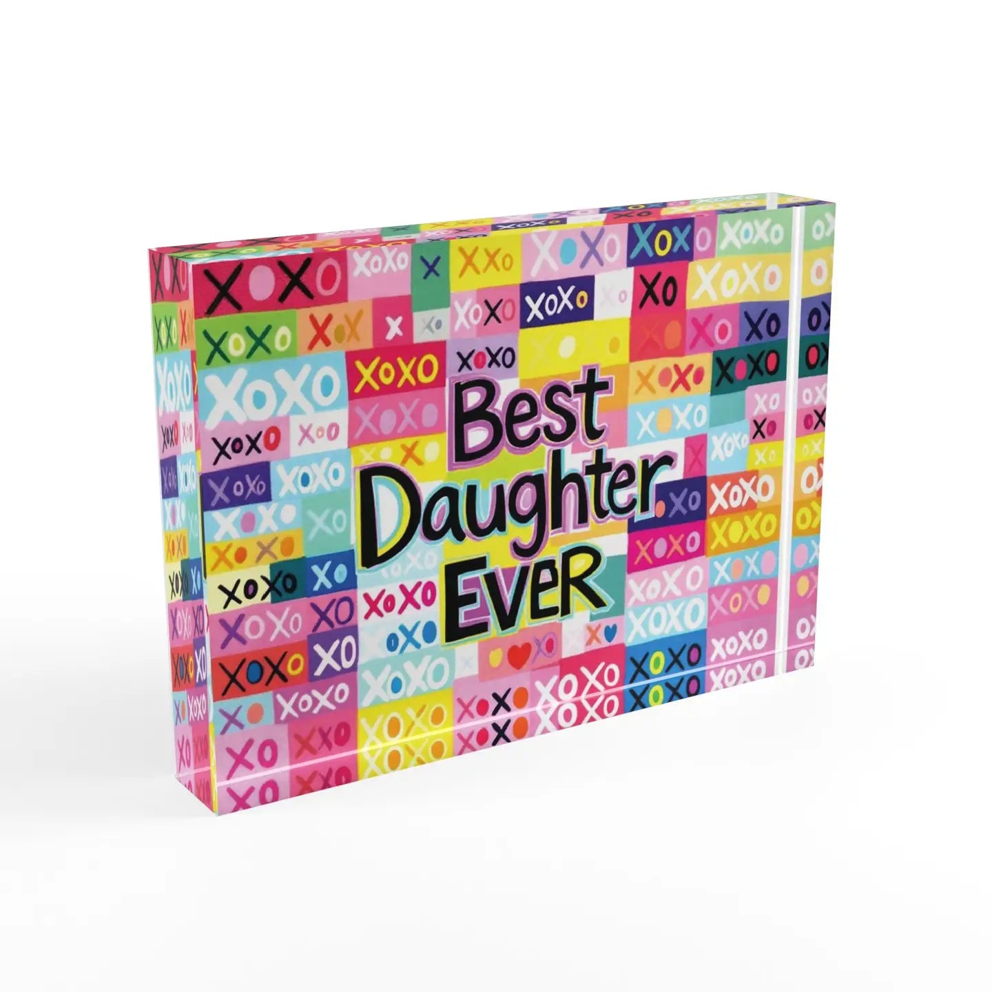 Best Daughter Ever crystal Block Decor