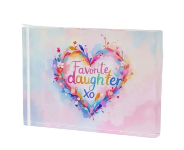 Favorite Daughter xo Crystal Block Decor