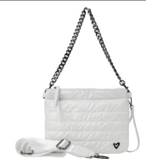 Grand sac à bandoulière/ceinture matelassé DELTA 2.0 - Bronze