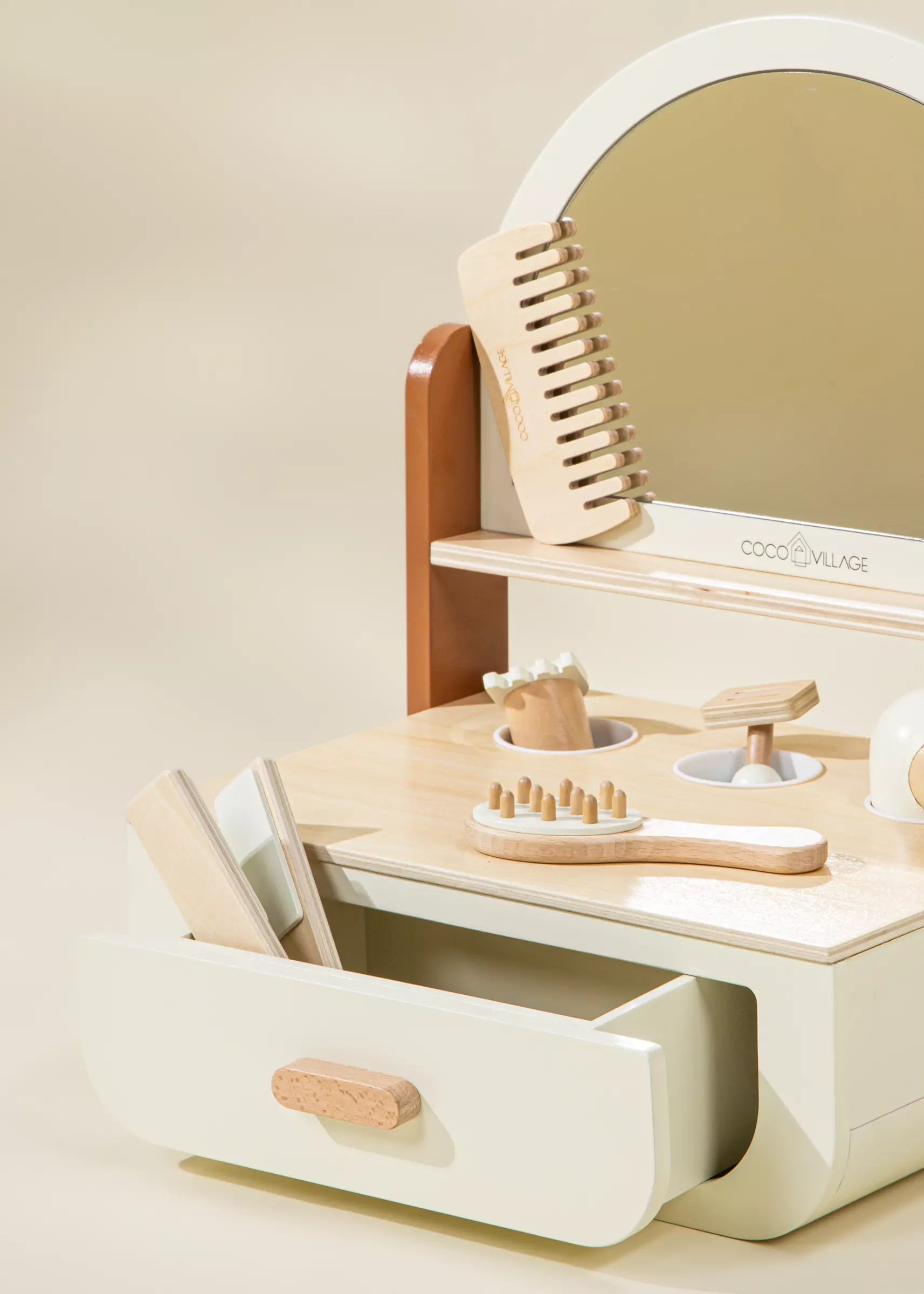 Personalized Wooden Beauty Station