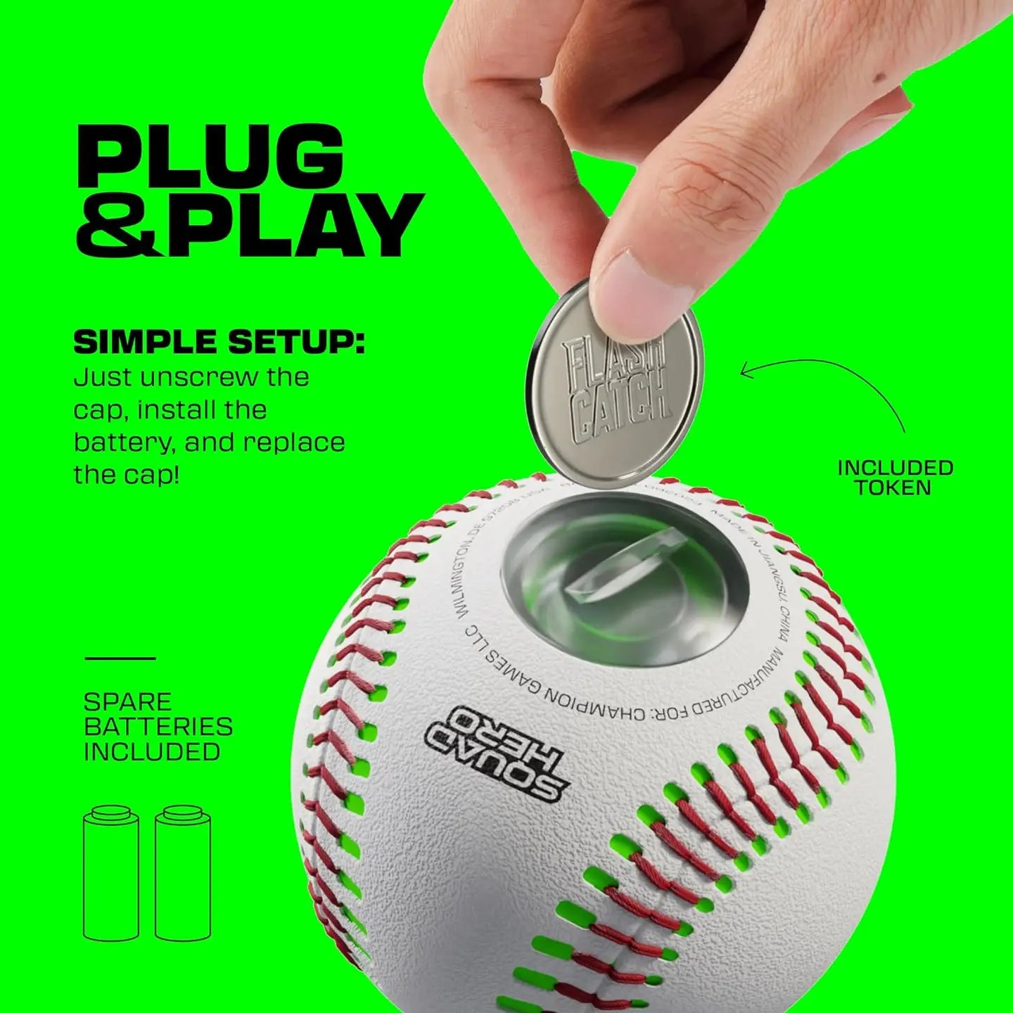 Light Up Glow in the Dark Baseball