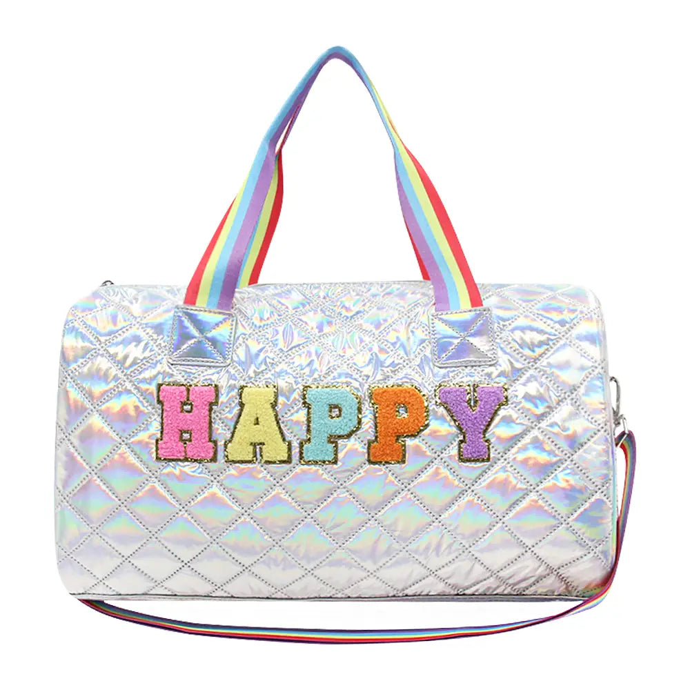 Happy Varsity Weekender Large Duffel Bag