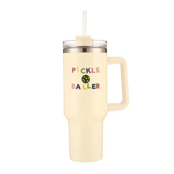 Pickle Baller Tumbler with handle