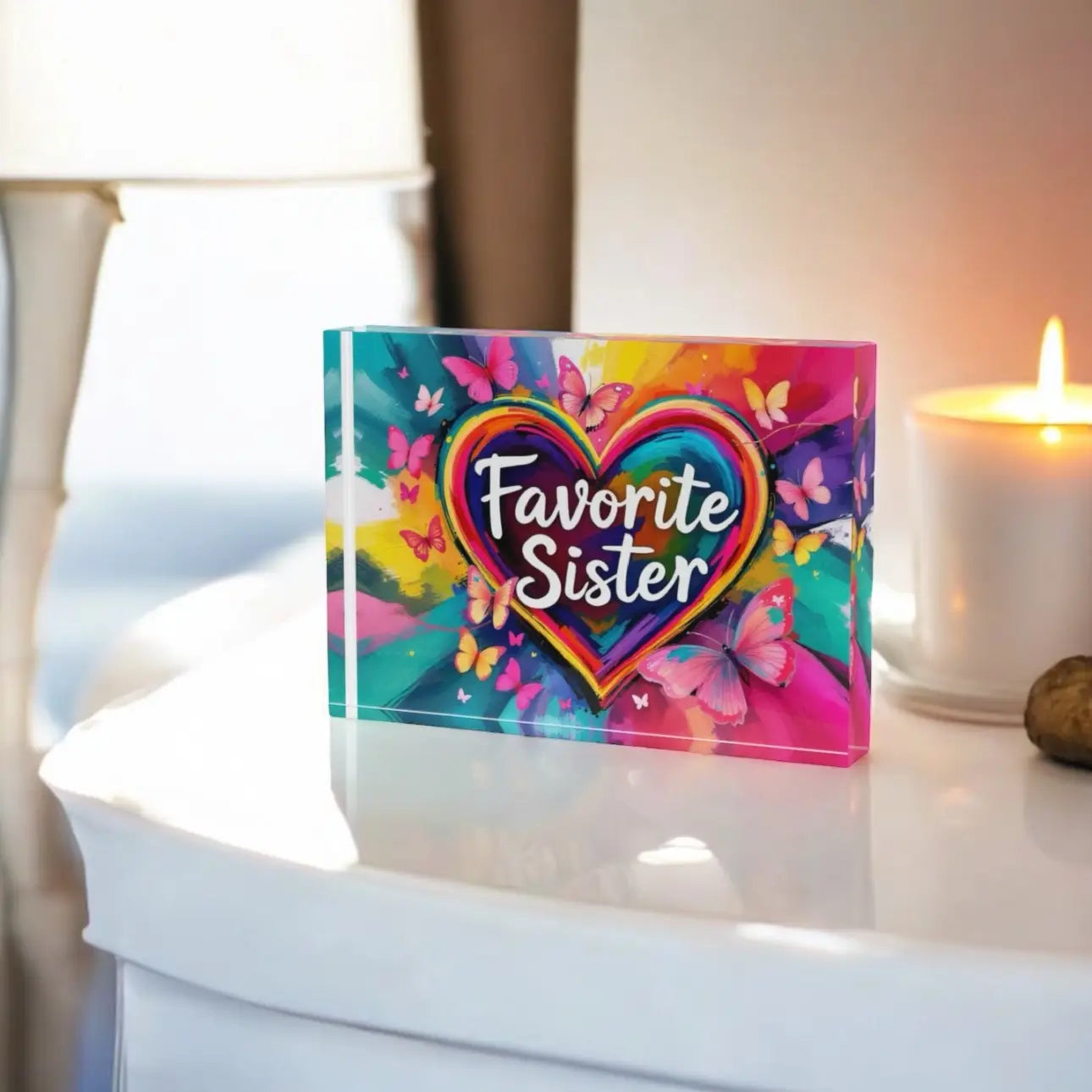 Favorite sister Block Decor