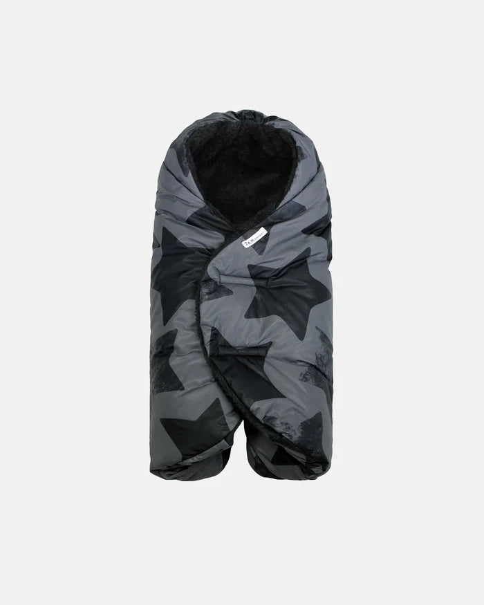 7AM - NIDO CAR SEAT WRAP - BLACK stars