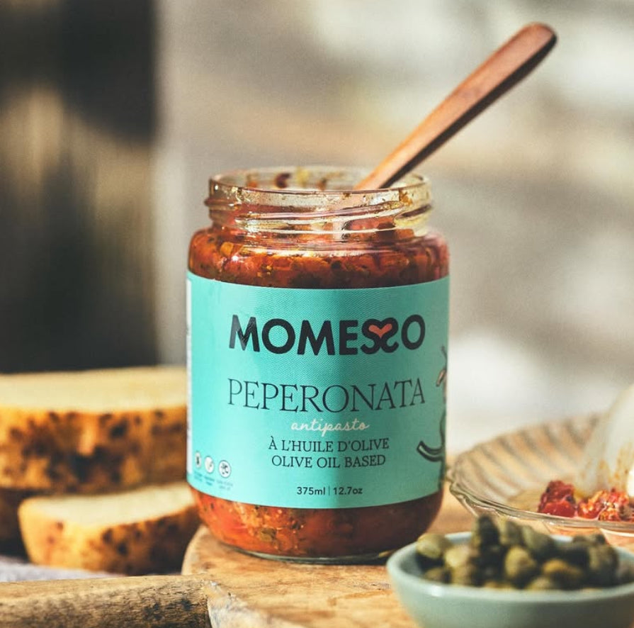 Tartinade douce aux poivrons et aux artichauts Momesso