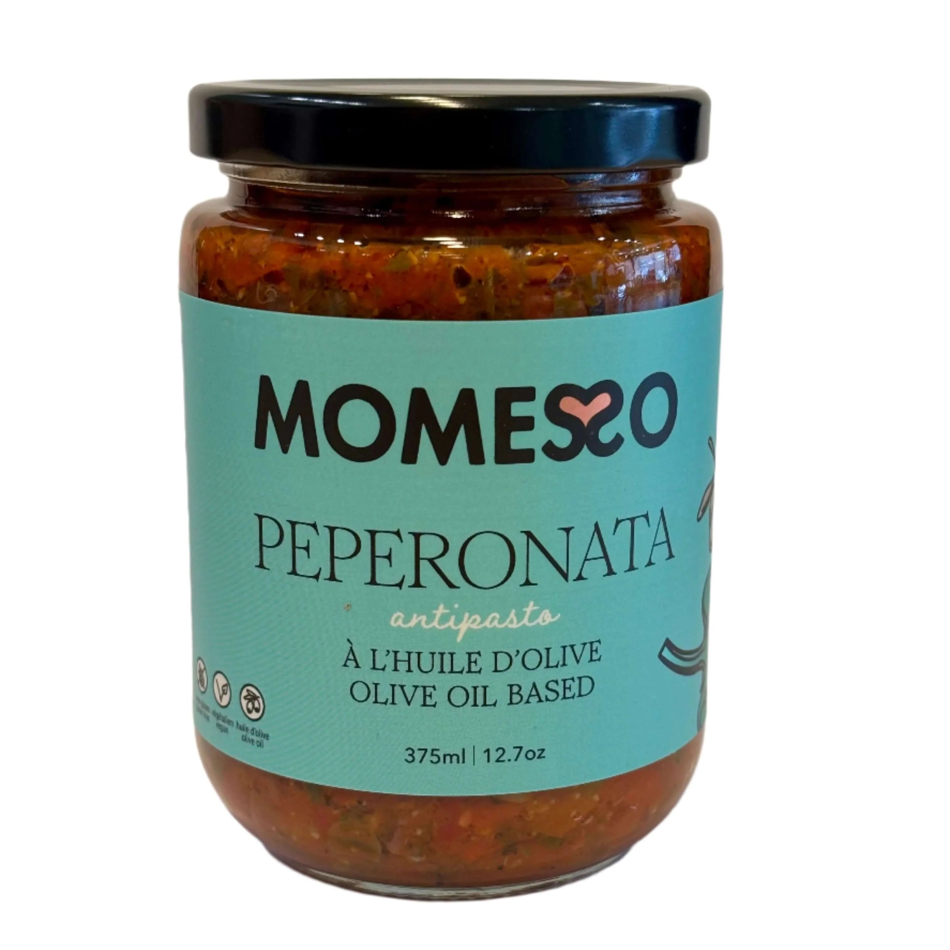 Tartinade douce aux poivrons et aux artichauts Momesso