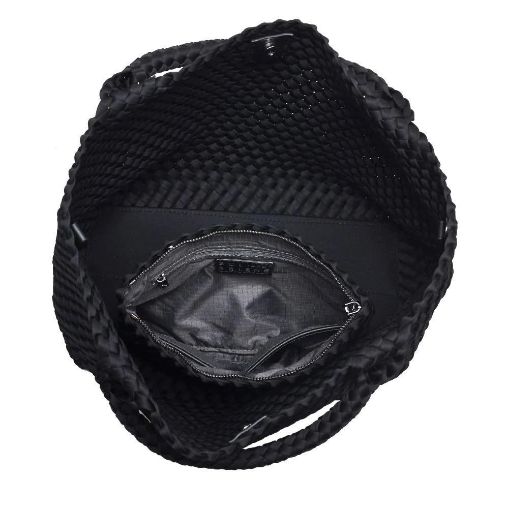 Sac fourre-tout noir Sky's the Limit Medium de Sol and Selene