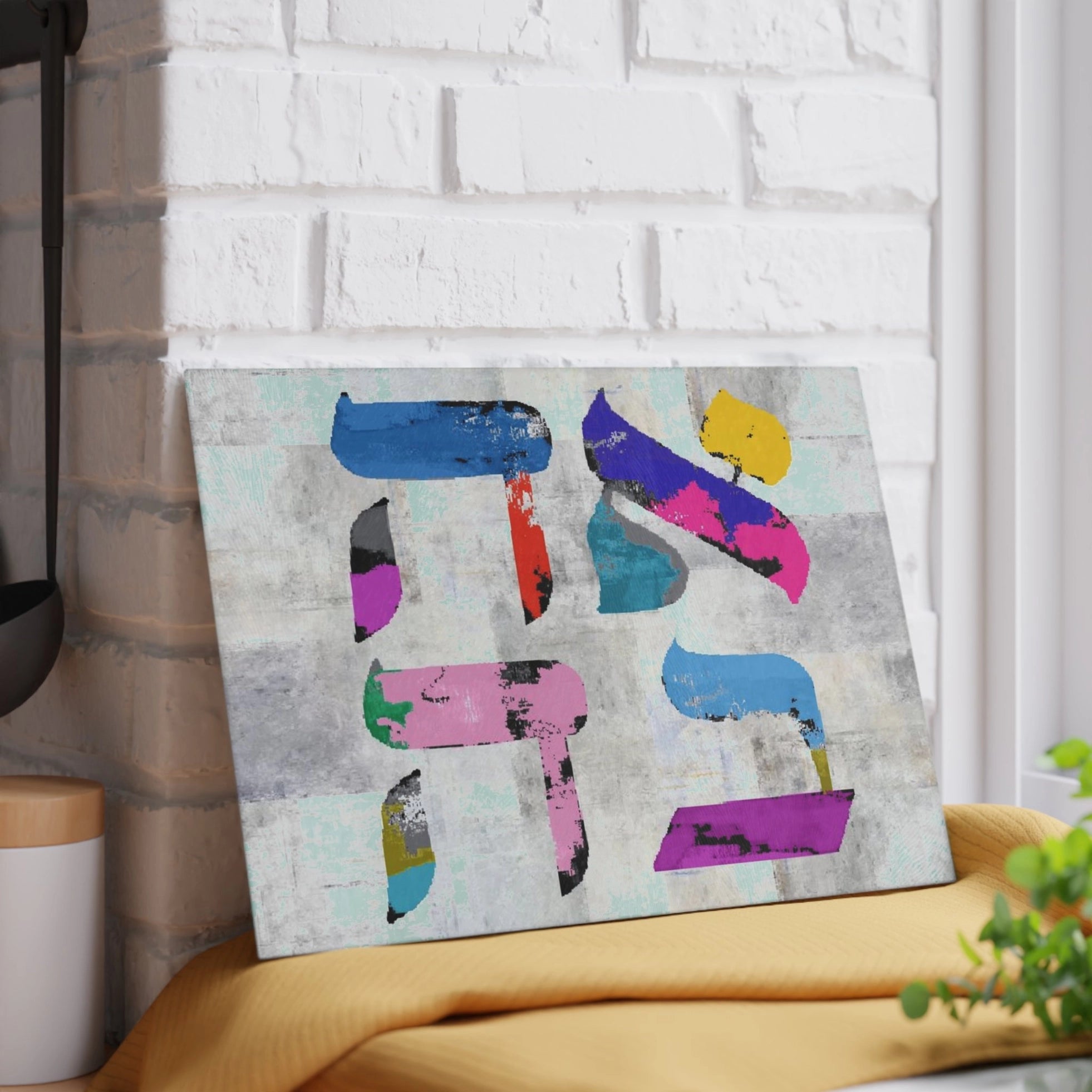 Ahava - Planche à découper en verre Love