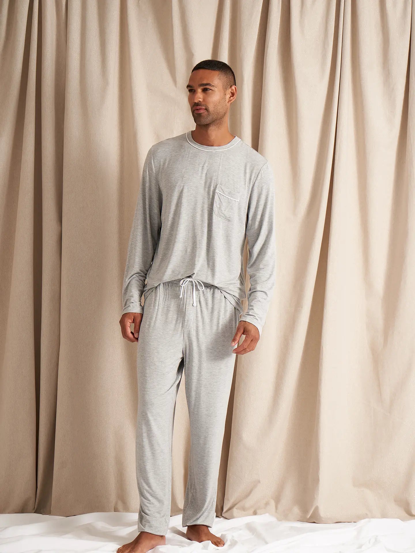 Ensemble pyjama en bambou Mister You en noir