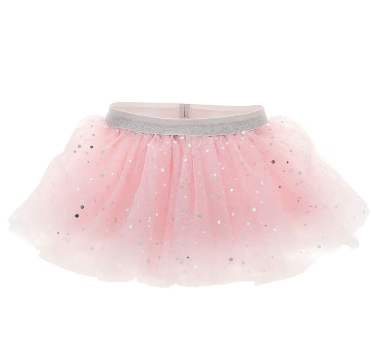 Ensemble tutu et bandeau - Rose et argent