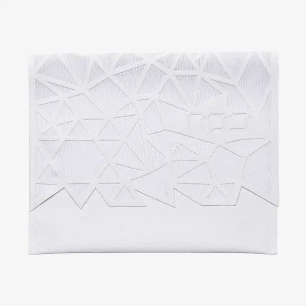 Geometric Afikoman Bag white